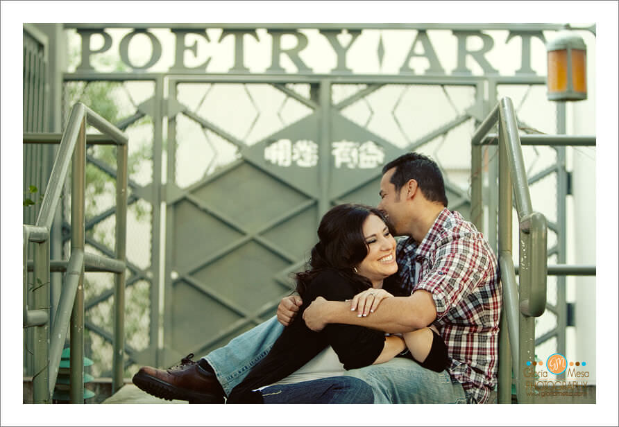 engagement, session, downtown, Los angeles,