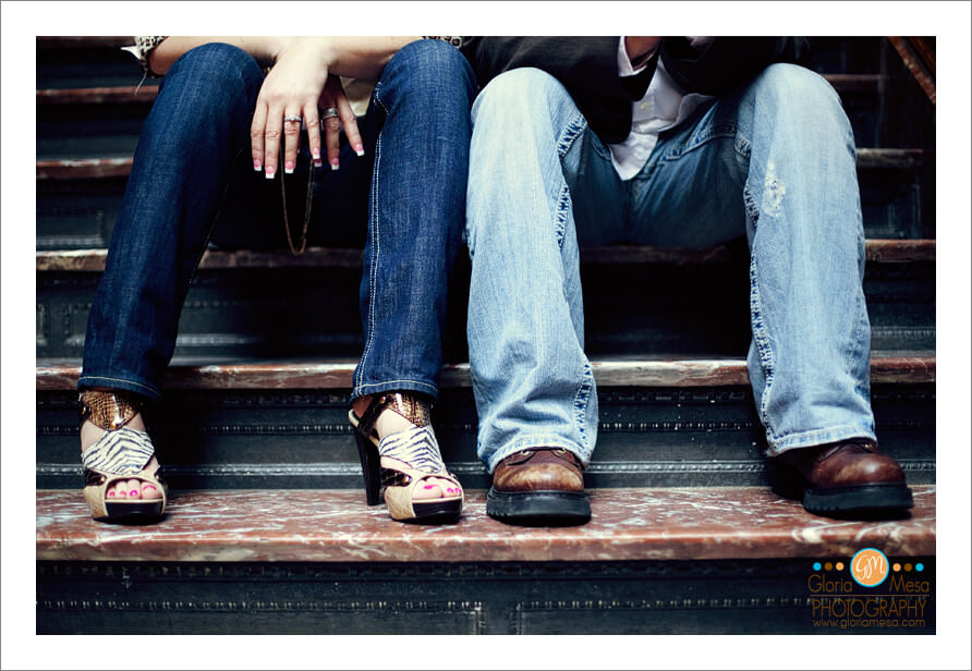 engagement, session, downtown, Los angeles,