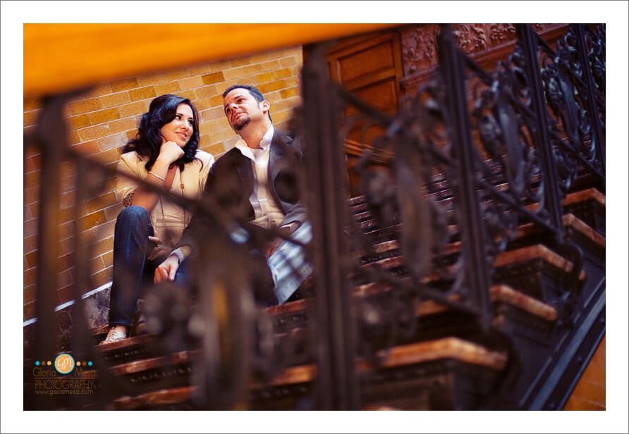 engagement, session, downtown, Los angeles,