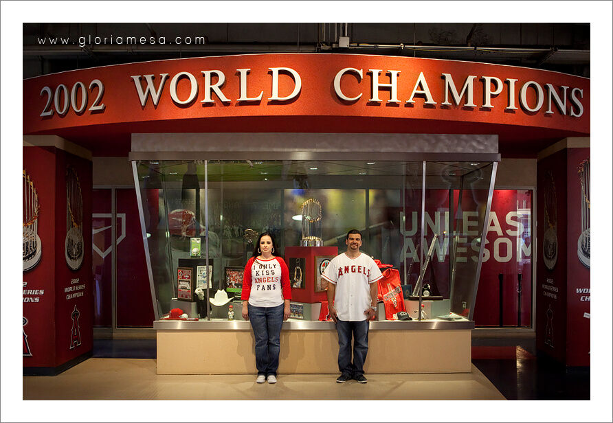 Engagement Session, Angels Stadium, Orange, Anaheim