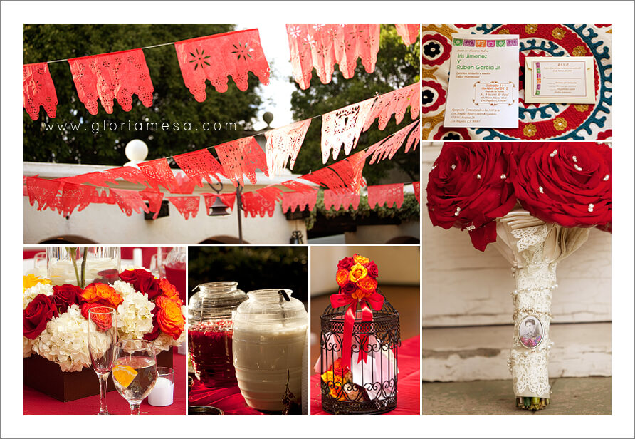 Papel Picado, aguas frescas, weddings, bodas,