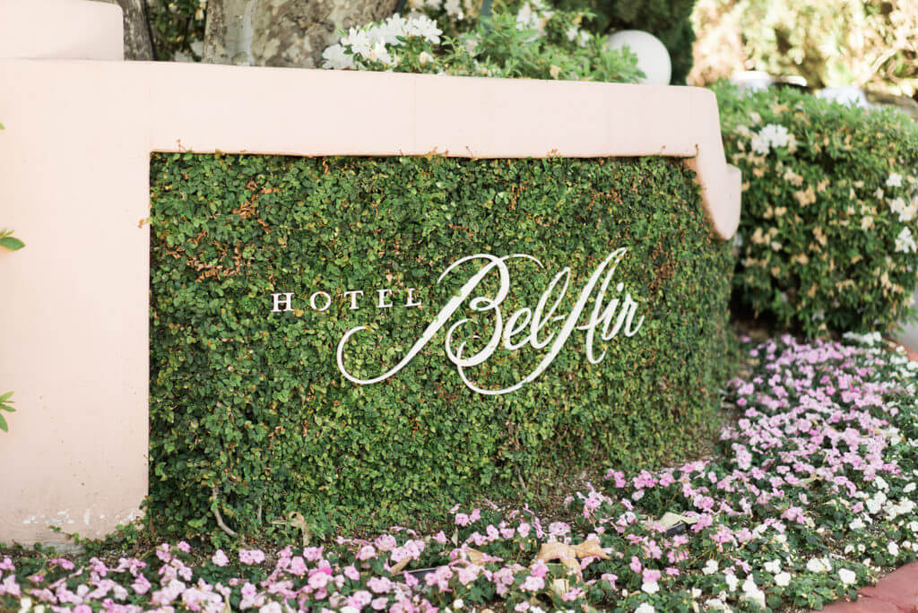 Hotel Bel Air sign
