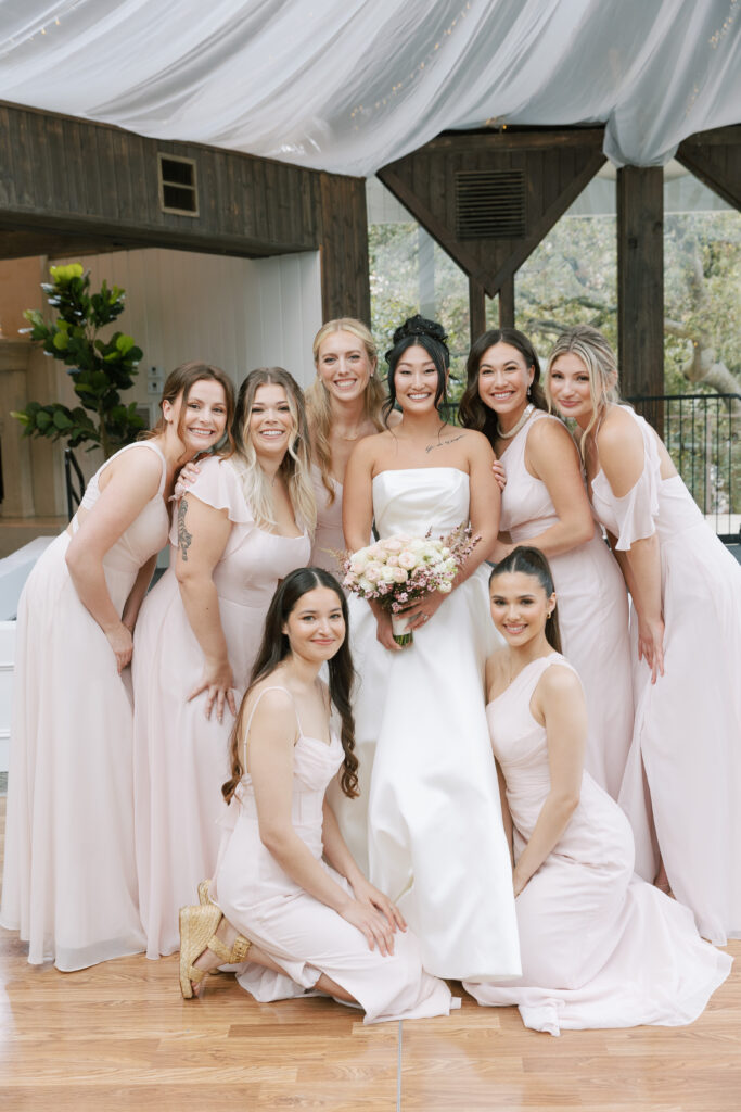 Group of friends at Calamigos Ranch