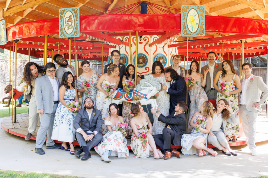 Jewish wedding at Calamigos Ranch